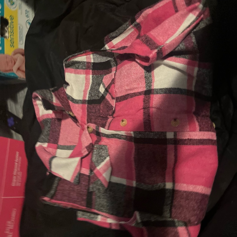 Pink Plaid Women's Vest